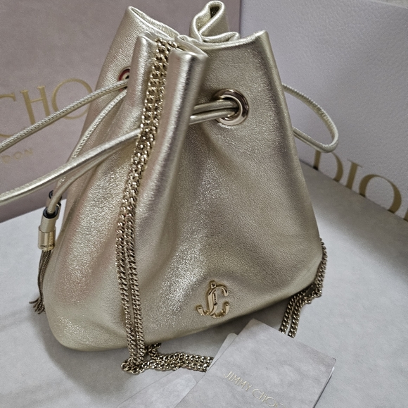 Jimmy Choo Bon Leather Mini Bag used - Picture 3 of 5